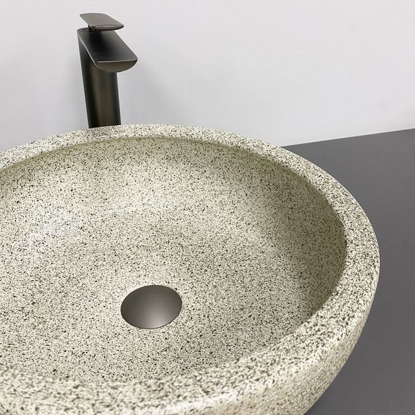 Умивальник (раковина) VBI CORRIDONIA BEIGE STONE MATT накладний VBI-016100 фото