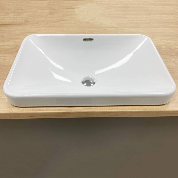 Умивальник (раковина) VBI BITRITTO M WHITE врізний VBI-018025 фото
