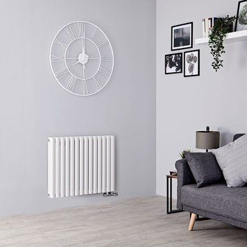 Сталевий радіатор опалення Rastas Aurora 2 White, 500&times;780 мм, 900 Вт, нижнє підключення (RR-UT500780DW) RR-UT500780DW фото
