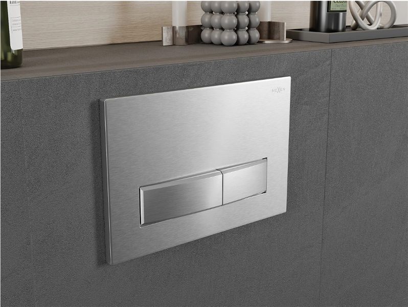 Кнопка змиву для інсталяції MEXEN FENIX 09 DARK CHROME MATT MEX-600991 фото