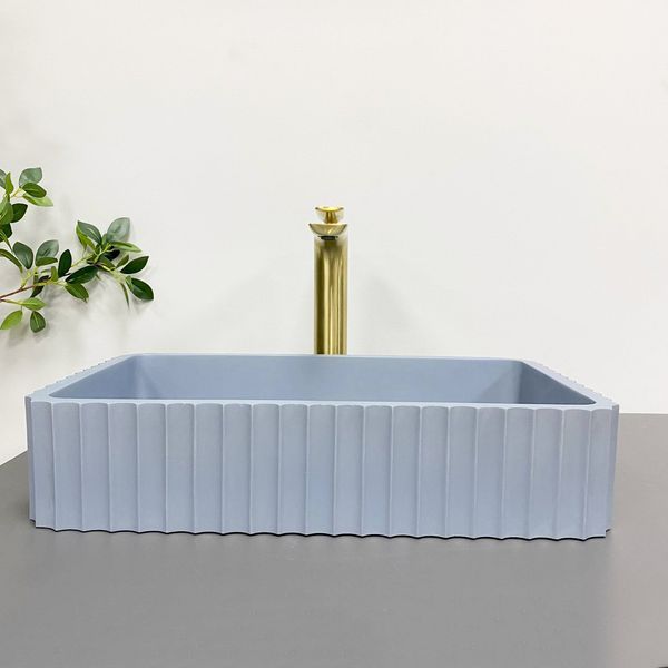 Умивальник (раковина) VBI FLORENTIA BLUE MATT накладний VBI-015003 фото