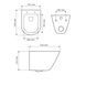 Підвісний унітаз VBI BURANO TORNADO WHITE VBI-020700 фото 2