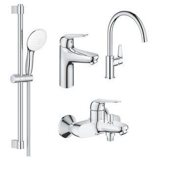 Набір змішувачів 4 в 1 Euroeco New UA123242MK Grohe UA123242MK фото