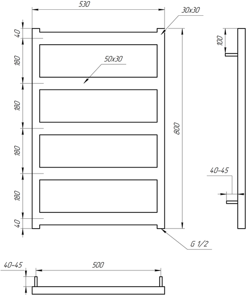 Сушка для рушників Nova DRY GA-2305-1 фото