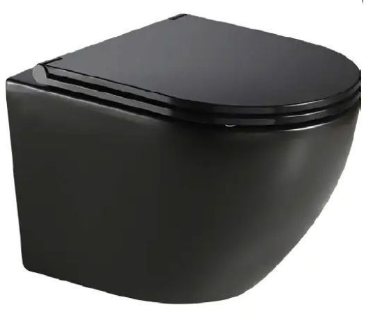 Інсталяція KollerPool AQUA LINE + TWIST Black панель змиву + підвісний унітаз ROUND Black matt з сидінням Soft-close ( змив Tornado ) 8604ebf9-2f12-11ef-bb6b-a0423f42a789 фото
