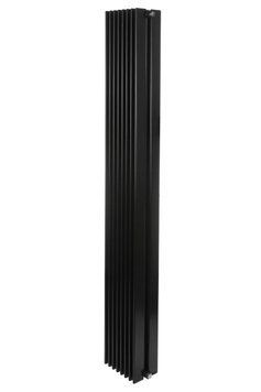 Дизайнерський радіатор Metrum 2 H-1800 мм, L-255 мм Betatherm з нижнім підключенням BM6 2180-30/08 9005М 66 фото