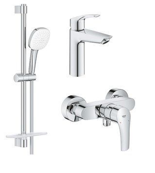 Набір змішувачів для душу 3 в 1 Eurosmart UA123244M1 Grohe UA123244M1 фото