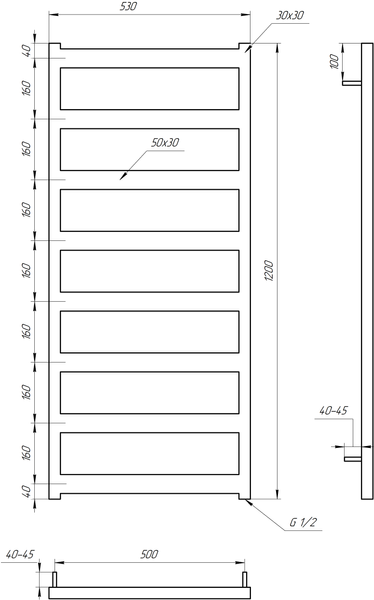 Сушка для рушників Nova DRY GA-2304-1 фото