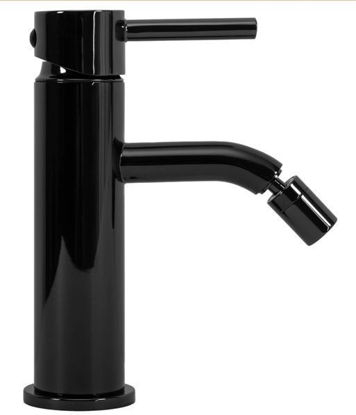 Змішувач для біде REA LUNGO BLACK GLOSSY чорний * REA-B0665 фото