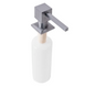 Дозатор для рідини REA NICKEL BRUSHED 330 мл. квадратний * BAT-05012 фото 4