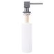 Дозатор для рідини REA NICKEL BRUSHED 330 мл. квадратний * BAT-05012 фото 1