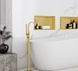 Вбудована полиця REA 30X45 BRUSHED GOLD з обідком REA-05607 фото 3
