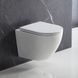 унітаз Omnires Ottawa 49x37 rimless підвісний, сидіння дюропласт, white gloss (OTTAWAMWBP) OTTAWAMWBP фото 2