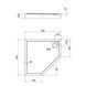 Душовий піддон Qtap Diamond 309912 90x90x12 см + сифон DIAMOND309912 фото 2
