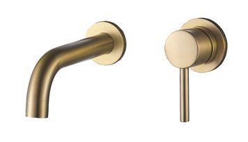 Змішувач для раковини VBI MILANO BRUSHED GOLD прихованого монтажу VBI-050102BG фото