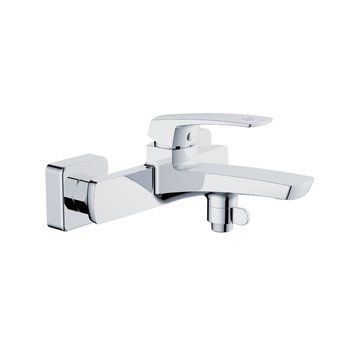 Змішувач для ванни Qtap Tern (c душевым гарнитуром) QTTER259CRM47586 Chrome QTTER259CRM47586 фото