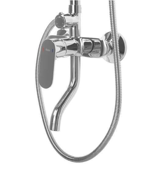 Душовий гарнітур REA SALTON CHROME хром з виливом REA-P2408 фото