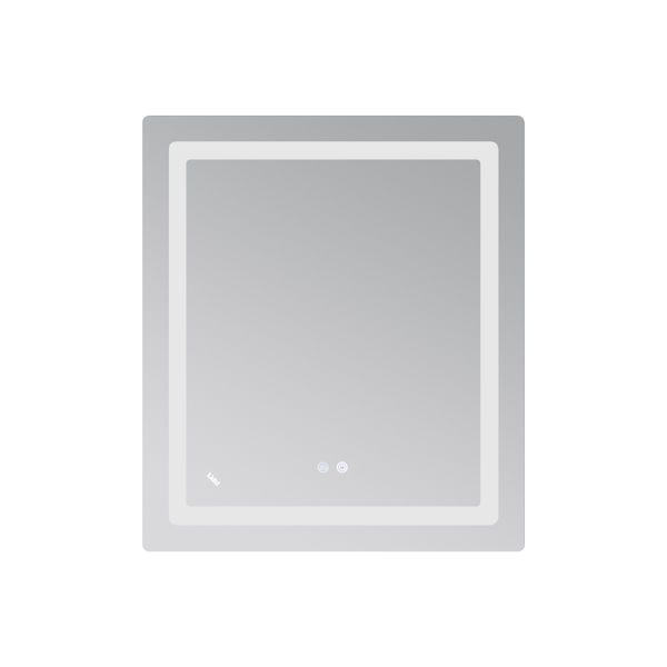 Дзеркало Lidz Kubis 700х800 з LED-підсвічуванням Touch, з антизапотіванням, з димером, рег. яскравості LD78LF9047080 LD78LF9047080 фото