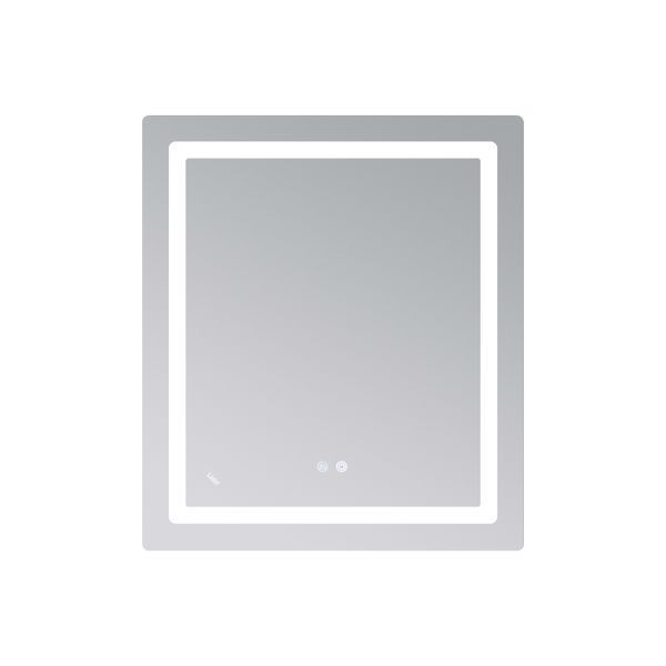 Дзеркало Lidz Kubis 700х800 з LED-підсвічуванням Touch, з антизапотіванням, з димером, рег. яскравості LD78LF9047080 LD78LF9047080 фото