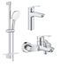 Набір змішувачів для душу 3 в 1 Eurosmart UA123246M3 Grohe UA123246M3 фото 1