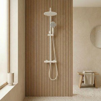 душова система для душу з термостатом Rea Lungo white (REA-P6731) REA-P6731 фото