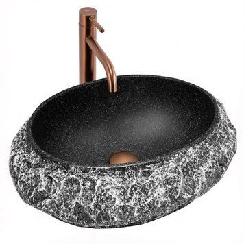 Умивальник Rea Mika Gabro Black для стільниці REA-U0634 REA-U0634 фото