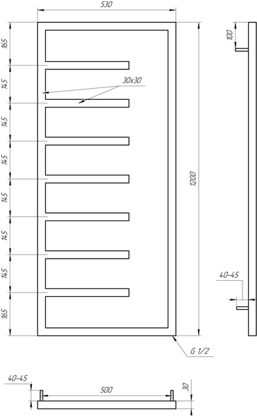 Сушка для рушників Combo DRY GA-1406-1 фото