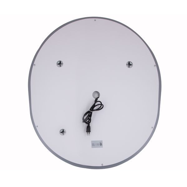 Дзеркало Qtap Gemini 800х700 з LED-підсвічуванням Touch, з антизапотіванням, з димером, рег. темп. кольору (3000-6500K) Reverse QT2578R8070 QT2578R8070 фото