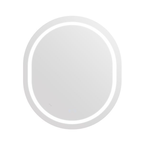 Дзеркало Qtap Gemini 800х700 з LED-підсвічуванням Touch, з антизапотіванням, з димером, рег. темп. кольору (3000-6500K) Reverse QT2578R8070 QT2578R8070 фото