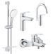 Набір змішувачів 4 в 1 Eurosmart UA123248M3 Grohe UA123248M3 фото 1