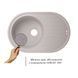 Кухонна мийка Lidz 780x500/200 GRA-09 (LIDZGRA09780500200) LIDZGRA09780500200 фото 3