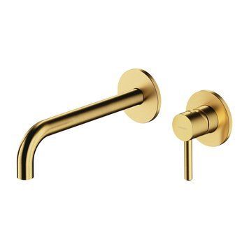 Змішувач для умивальника прихованого монтажу Omnires Y brushed brass(Y1215HLBSB) Y1215HLBSB фото