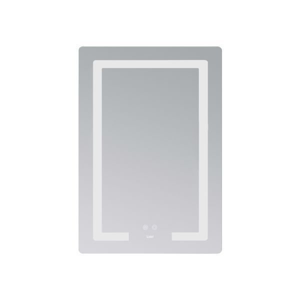 Дзеркало Lidz Kubis (KU2) 600х800 з LED-підсвічуванням Touch, з антизапотіванням, з димером, рег. яскравості LD78LF937608048449 LD78LF937608048449 фото