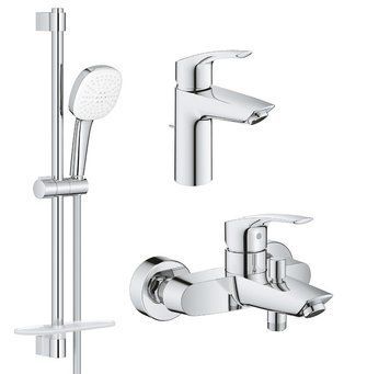 Набір змішувачів для ванни 3 в 1 Eurosmart UA123238S3 Grohe UA123238S3 фото
