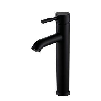Змішувач для раковини VBI TURO BLACK високий VBI-050401BL фото