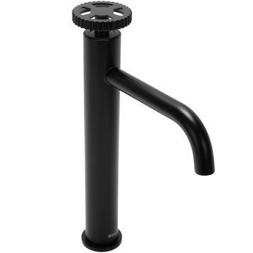 Змішувач для раковини (умивальника) REA VERTIGO BLACK чорний високий * REA-B3921 фото
