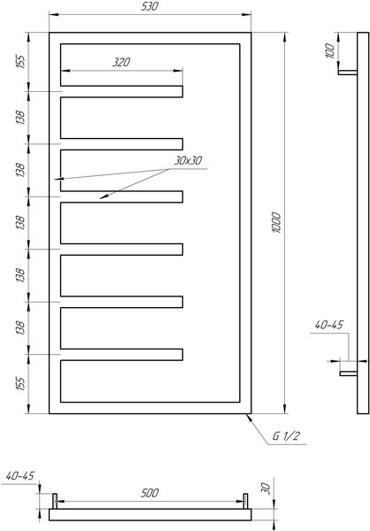 Сушка для рушників Combo DRY GA-1404-1 фото