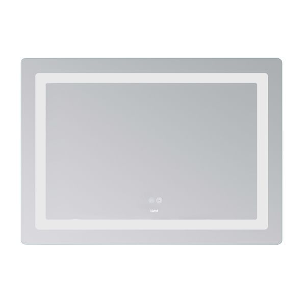Дзеркало Lidz Kubis (KU2) 1000х800 з LED-підсвічуванням Touch, з антизапотіванням, з димером, рег. яскравості LD78LF6141008048450 LD78LF6141008048450 фото