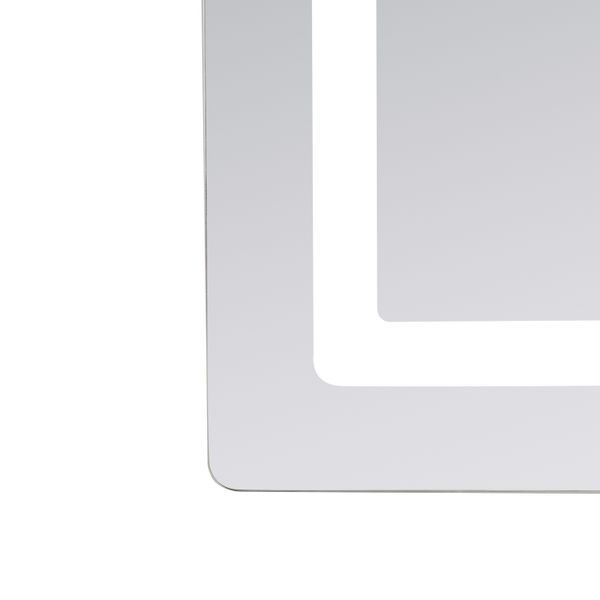 Дзеркало Lidz Kubis (KU2) 900х700 з LED-підсвічуванням Touch, з антизапотіванням, з димером, рег. яскравості LD78LF90448452 LD78LF90448452 фото