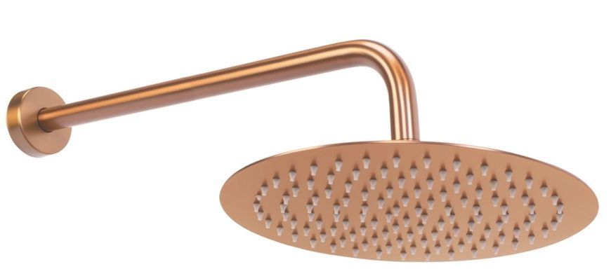 Душова система REA LUNGO BRUSHED COPPER + BOX прихованого монтажу REA-P8809 фото