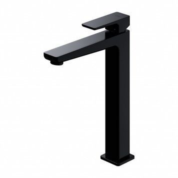 Змішувач для умивальника Omnires Parma black mat, високий (PM7412BL) PM7412BL фото
