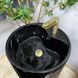 Умивальник (раковина) VBI AGRIENTO BLACK GLOSSY підлоговий VBI-019005 фото 4