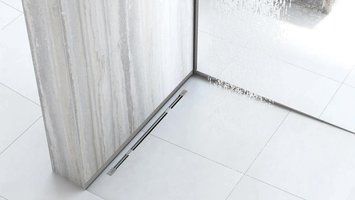 плінтус для душового піддону Rea 130 см nickel (REA-K4300) REA-K4300 фото