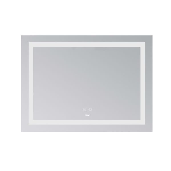 Дзеркало Lidz Kubis (KU1) 900х700 з LED-підсвічуванням Touch, з антизапотіванням, з димером, рег. яскравостіLD78LF9049070 LD78LF9049070 фото