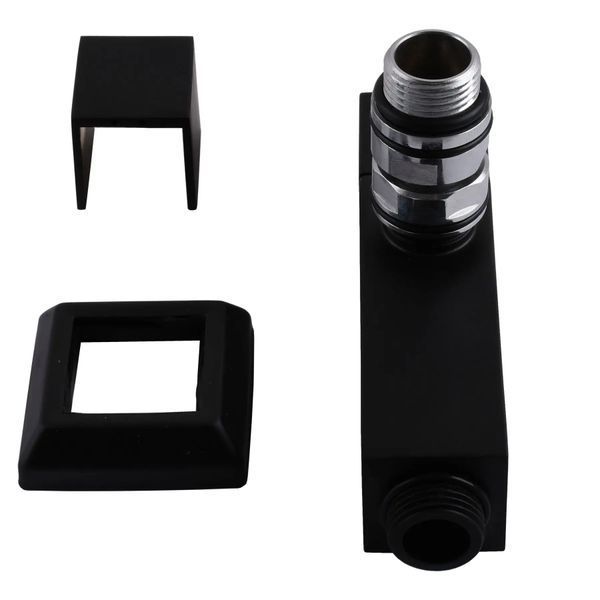 Крани кубічні SOLOMON LUX 1/2&Prime; CUBE BLACK 8888 (2шт.) 104343 фото