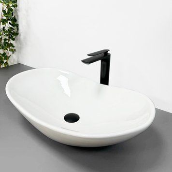Умивальник (раковина) VBI TURIN WHITE накладний VBI-011500 фото