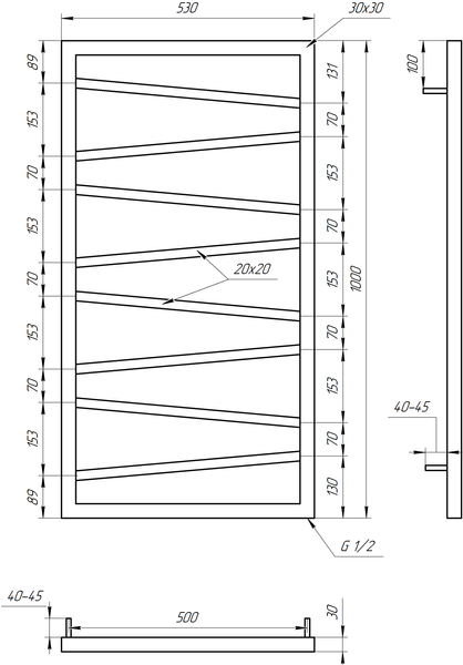Сушка для рушників Genesis DRY GA-4906-1 фото