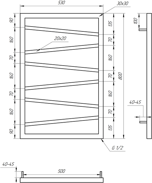 Сушка для рушників Genesis DRY GA-4906-1 фото