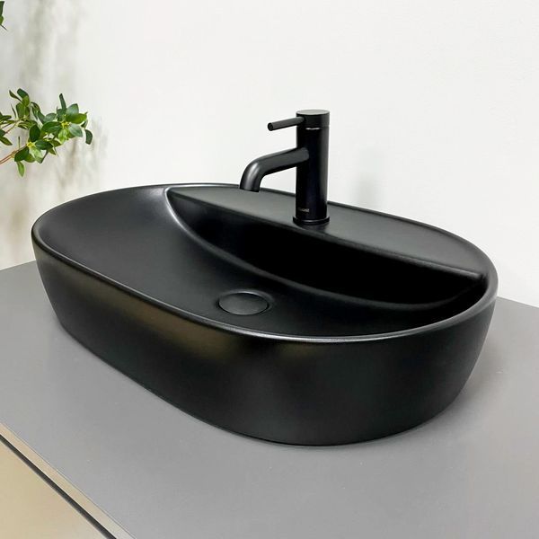Умивальник (раковина) VBI TERNI BLACK MATT накладний VBI-011803 фото