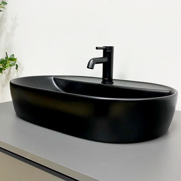 Умивальник (раковина) VBI TERNI BLACK MATT накладний VBI-011803 фото